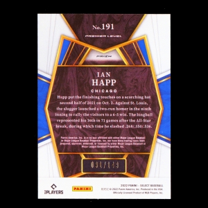 Ian Happ 2022 Select Light Blue PRM Cubs 091/149