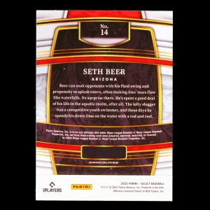 Seth Beer RC 2022 Select Rookie Diamondbacks