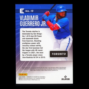 Vladimir Guerrero Jr. 2022 Essentials Blue Jays