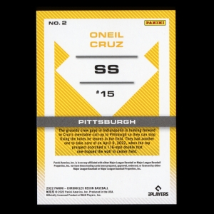 O'Neil Cruz RC 2022 Recon Rookie Pirates
