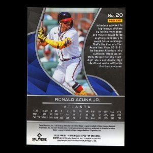 Ronald Acuna Jr. 2022 Spectra Braves