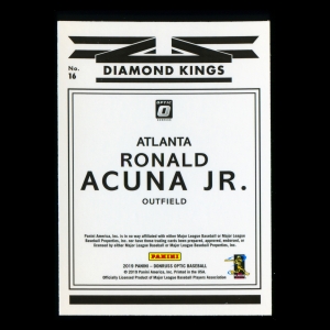 Ronald Acuna Jr.  2019 Donruss Optic Diamond Kings Braves