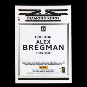Alex Bregman 2019 Donruss Optic Diamond Kings Astros