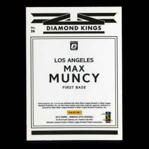 Max Muncy 2019 Donruss Optic Diamond Kings Dodgers