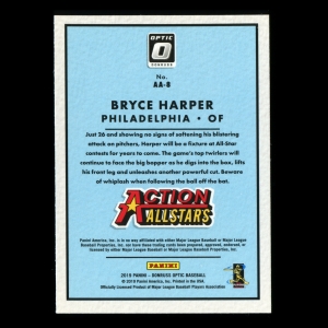 Bryce Harper 2019 Donruss Optic Action All-Stars Phillies