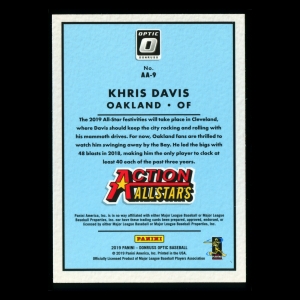 Khris Davis 2019 Donruss Optic Action All-Stars Athletics