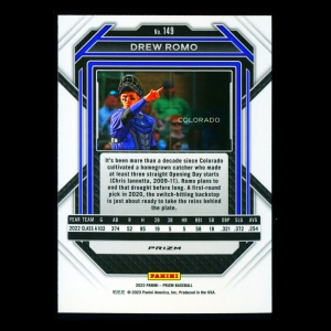 Drew Romo 2023 Prizm Silver Rockies