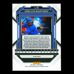Orelvis Martinez 2023 Panini Prizm Pulsar Blue Jays