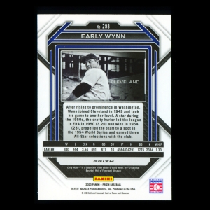 Early Wynn 2023 Panini Prizm Red Wave Indians