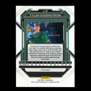 Tyler Soderstrom 2023 Panini Prizm Red Wave Athletics