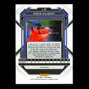 Drew Gilbert 2023 Panini Prizm Red Wave Astros
