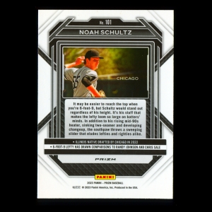 Noah Schultz 2023 Panini Prizm Red Wave White Sox