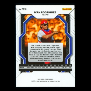 Ivan Rodriguez 2023 Panini Prizm Pot of Gold Rangers