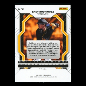 Endy Rodriguez 2023 Panini Prizm Pot of Gold Silver Pirates