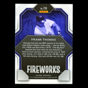 Frank Thomas 2023 Panini Prizm Fireworks White Sox