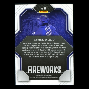 James Wood 2023 Panini Prizm Fireworks Nationals