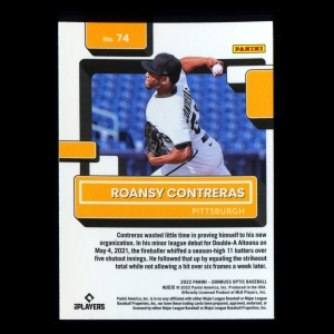Roansy Contreras RR RC 2022 Donruss Optic Rated Rookie Pirates