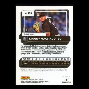 Manny Machado 2022 Donruss Optic Holo Padres