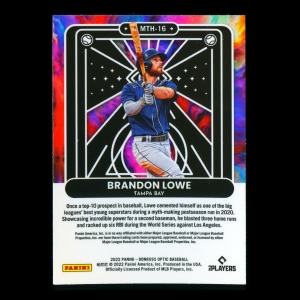 Brandon Lowe 2022 Donruss Optic Mythical Rays
