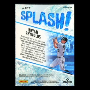 Bryan Reynolds 2022 Donruss Optic Holo Splash Pirates