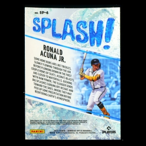 Ronald Acuna Jr. 2022 Donruss Optic Splash Braves