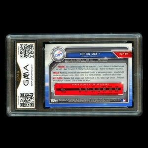 Dustin May 2019 Bowman Chrome Prospects Dodgers #80 Gem MT 10