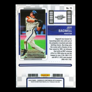Jeff Bagwell 2023 Panini Chronicles Contenders Optic Astros