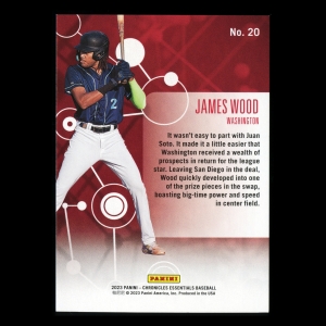 James Wood 2023 Panini Chronicles Essentials Nationals