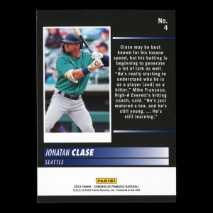 Jonatan Clase 2023 Panini Chronicles Pinnacle Mariners