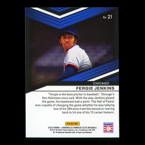 Fergie Jenkins 2023 Panini Chronicles Elite Cubs