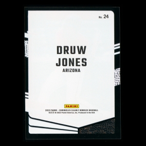 Druw Jones 2023 Panini Chronicles Clearly Donruss Diamondbacks