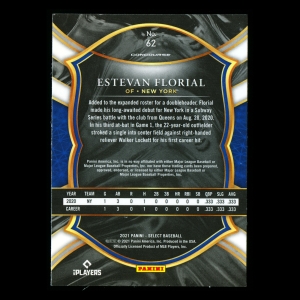 Estevan Florial RC 2021 Select Rookie Yankees
