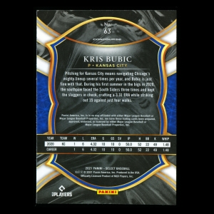 Kris Bubic RC 2021 Select Rookie Royals