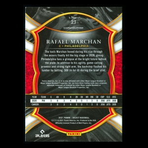 Rafael Marchan RC 2021 Select Rookie Phillies
