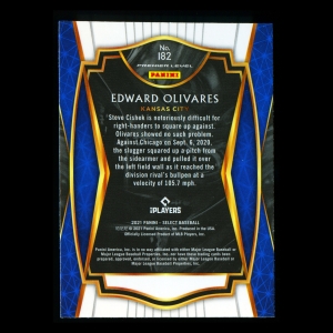 Edward Olivares RC 2021 Select PRM Rookie Royals