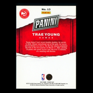 Trae Young 2023 Panini Father's Day Hawks