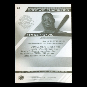 Ken Griffey Jr. 2022 Upper Deck Goodwin Champions Mariners