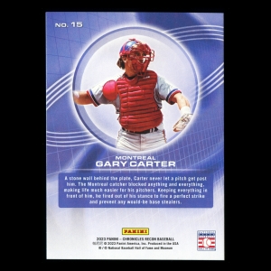 Gary Carter 2023 Panini Chronicles Recon Expos