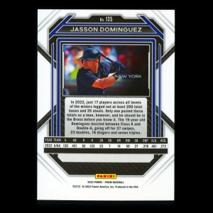 Jasson Dominguez 2023 Panini Prizm Yankees