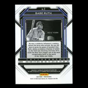 Babe Ruth 2023 Panini Prizm Yankees