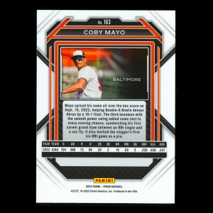 Coby Mayo 2023 Panini Prizm Orioles