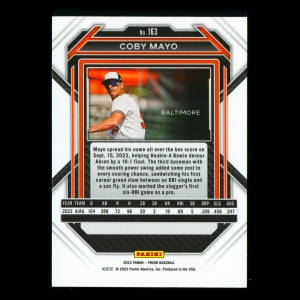 Coby Mayo 2023 Panini Prizm Orioles