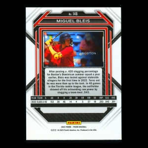 Miguel Bleis 2023 Panini Prizm Red Sox