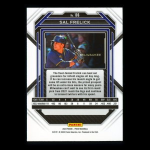 Sal Frelick 2023 Panini Prizm Brewers