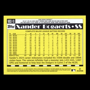 Xander Bogaerts 2025 Topps '90 Topps Series 2 Retro Padres