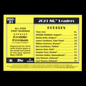Freddie Freeman 2025 Topps '90 Topps All Star Retro Dodgers