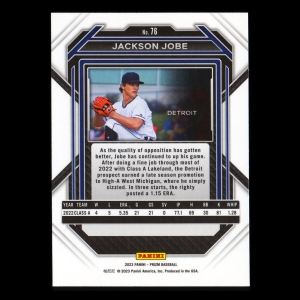 Jackson Jobe 2023 Prizm Tigers