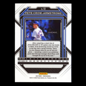 Pete Crow-Armstrong 2023 Prizm Cubs