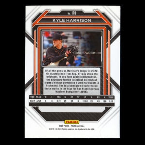 Kyle Harrison 2023 Prizm Giants