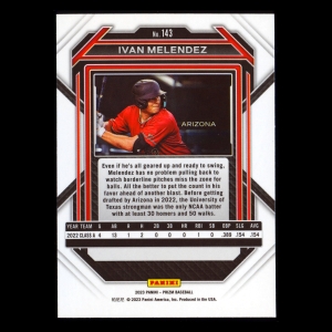 Ivan Melendez 2023 Prizm Diamondbacks